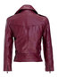 Shawl Collar Casual Plain PU Leather Zipper Jacket (Style V101344)