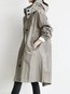 Hooded Long Loose Date Night Button Coat (Style V101360)