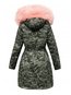 Hooded Fashion Camouflage Dacron Pattern Coat (Style V101413)