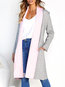 Shawl Collar Loose Date Night Dacron Pockets Coat (Style V101425)