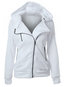 Hooded Slim Fashion Plain Dacron Jacket (Style V101438)