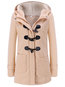 Long Slim Fashion Plain Dacron Coat (Style V101442)