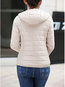 Short Straight Elegant Plain Pockets Jacket (Style V101450)