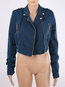 Shawl Collar Slim Fashion Dacron Asymmetrical Jacket (Style V101451)
