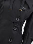 Slim Elegant Plain Dacron Patchwork Coat (Style V101452)