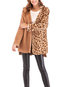 Long Fashion Color Block Cotton Asymmetrical Coat (Style V101462)