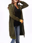 Hooded Loose Fashion Cotton Pockets Coat (Style V101492)
