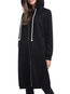 Hooded Loose Fashion Cotton Pockets Coat (Style V101492)