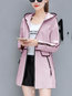 Long Loose Elegant Cotton Patchwork Coat (Style V101495)
