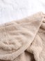Hooded Elegant Plain Wool Pockets Coat (Style V101517)