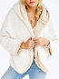 Hooded Long Date Night Dacron Pockets Coat (Style V101519)