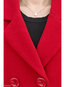 Shawl Collar Long Elegant Plain Polyester Coat (Style V101536)