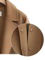 Loose Elegant Plain Wool Button Coat (Style V101545)