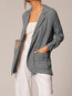 Shawl Collar Long Date Night Plain Button Coat (Style V101578)