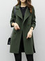 Shawl Collar Long Slim Elegant Wool Coat (Style V101609)