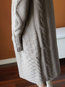 Hooded Long Elegant Plain Cotton Blends Coat (Style V101611)