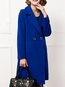 Shawl Collar Long Slim Wool Button Coat (Style V101612)