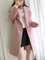 Shawl Collar Long Date Night Wool Button Coat (Style V101614)