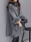 Long Date Night Plain Polyester Feather Coat (Style V101623)