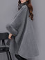 Long Date Night Plain Polyester Feather Coat (Style V101623)