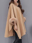 Long Date Night Plain Polyester Feather Coat (Style V101623)