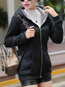 Hooded Long Slim Casual Button Coat (Style V101626)