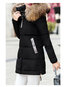 Hooded Date Night Plain Polyester Button Coat (Style V101634)