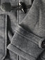 Hooded Long Elegant Wool Button Coat (Style V101639)