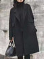 Shawl Collar Long Date Night Wool Blends Pockets Coat (Style V101643)
