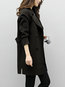 Shawl Collar Long Slim Date Night Plain Coat (Style V101653)