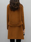 Long Slim Date Night Plain Wool Blends Coat (Style V101655)