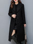 Shawl Collar Slim Date Night Plain Wool Coat (Style V101675)