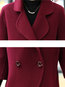 Shawl Collar Short Date Night Wool Button Jacket (Style V101680)