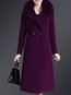 Shawl Collar Slim Date Night Nylon Button Coat (Style V101693)