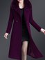 Shawl Collar Slim Date Night Nylon Button Coat (Style V101693)