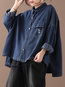 Stand Collar Long Fashion Plain Button Coat (Style V101698)