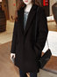 Shawl Collar Slim Date Night Wool Button Coat (Style V101709)