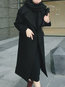 Shawl Collar Long Loose Date Night Wool Coat (Style V101715)