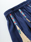 Ankle Length A-line Western Patchwork Polyester Skirt (Style V101744)