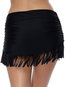 Bodycon Sexy Tassel Polyester Plain Skirt (Style V101755)