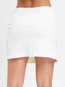 Mini Sexy Strappy Polyester Plain Skirt (Style V101801)