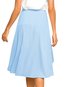 Knee Length Asymmetrical Asymmetrical Polyester Plain Skirt (Style V101807)