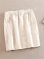 Mini Straight Sexy Pockets Plain Skirt (Style V101828)