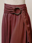 Knee Length Asymmetrical Western Asymmetrical Plain Skirt (Style V101830)