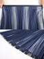 Mid-Calf Pleated Office Ruffle Polyester Skirt (Style V101887)