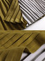 Knee Length Office Patchwork Polyester Color Block Skirt (Style V101889)