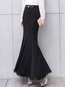 Maxi Mermaid Sexy Lace Polyester Skirt (Style V101891)