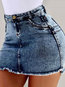 Mini Skinny Sexy Pockets Plain Skirt (Style V101965)
