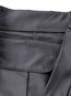 Maxi Asymmetrical Fashion Polyester Plain Skirt (Style V102006)