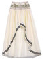 Maxi Asymmetrical Casual Asymmetrical Polyester Skirt (Style V102027)